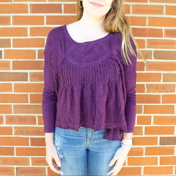 High Low Free People Top - Picture 1 of 2